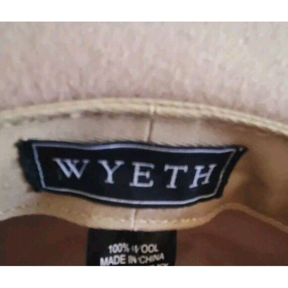 Wyeth Lila Taupe Wool Wide-Brim Fedora Hat Wool One Size main image 7